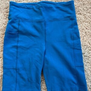 J. Crew Vibrant Blue Bike Shorts